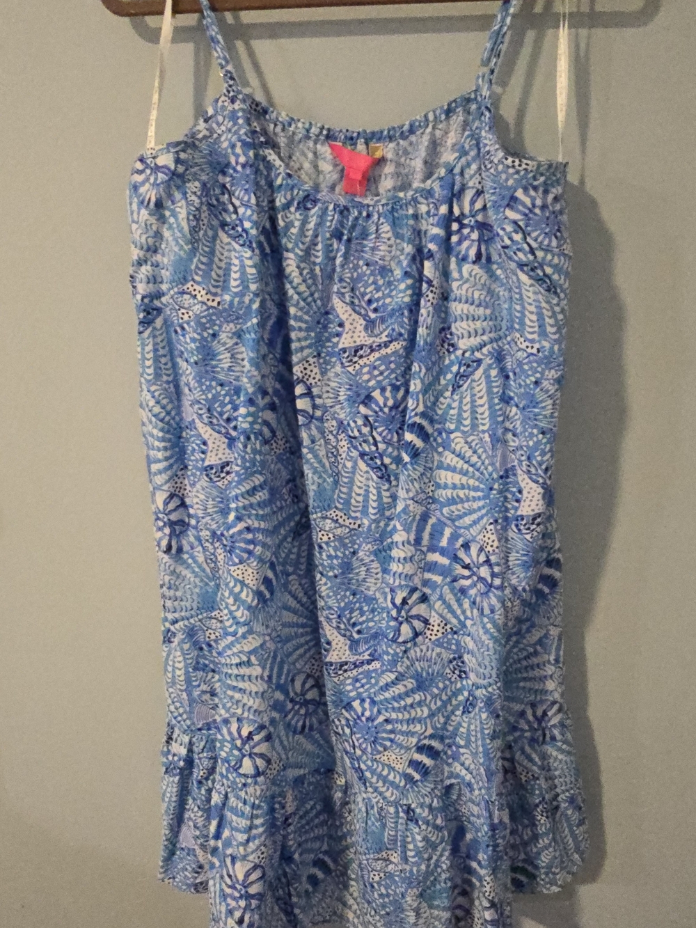 NWT Size XL Lilly Pulitzer Blue & Lagoon Linen Dress - Picture 5 of 6